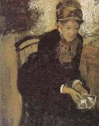 Edgar Degas, Kesate taking the card
